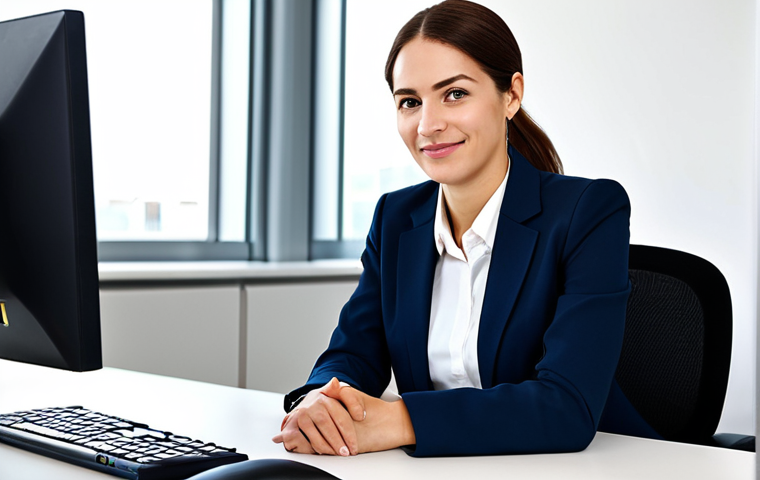 PM이 고려해야 할 윤리적 딜레마 - Professional Businesswoman**

A professional businesswoman in a modest business suit, sitting at a d...