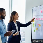 Home 19 프로젝트 관리 업무 사례 모음 - **Prompt: The Foundation of a Project: Strategic Planning and Goal Setting**
A diverse team of f...